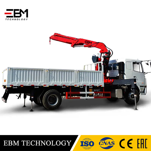 EBM Big Tonnage heavy duty Folding Arm / Knuckle Boom Lift Lorry 10 12 ton Truck Mounted Crane Hydraulic Tow Trailer Crane Manipulator Truck With Cranes in China Customization Service Crane lorries