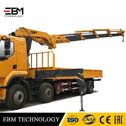 EBM China Top Manufacturer 12 16 20 Ton Hydraulic Truck Mounted Crane Knuckle Boom Folding Arm Articulated Truck Tow Trailer Crane for sale Grua Para Camion Lifting Mobile Crane lorries Truck crane