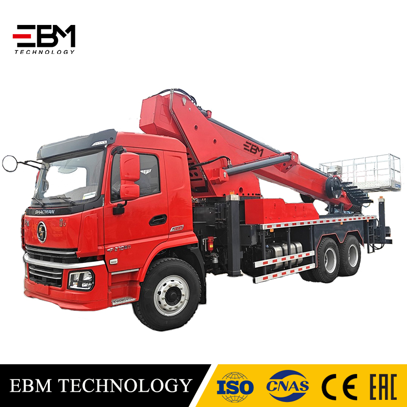 EBM Customize Euro 50 56m 60m manlift Lifting Equipment Hydraulic Aerial Cage Lift High Altitude Operation Aerial Work platform Truck with bucket basket Truck Mounted Boom Lift