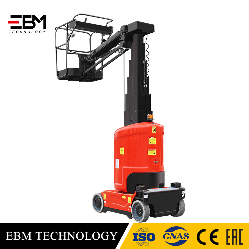 EBM Long-Lasting Robust Self-Propelled Telescopic Lift Platform Electric Motor Actuated Retail Continuous Use High Durability